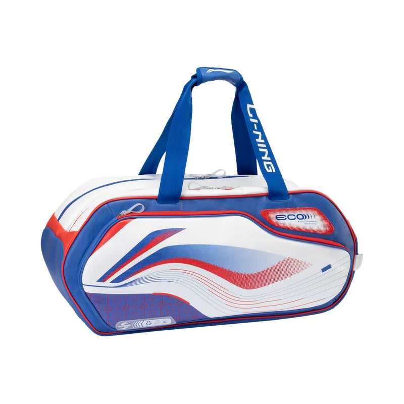 Badminton Square Bag "Int. Teams Hexagon" weiß - ABJU013-2