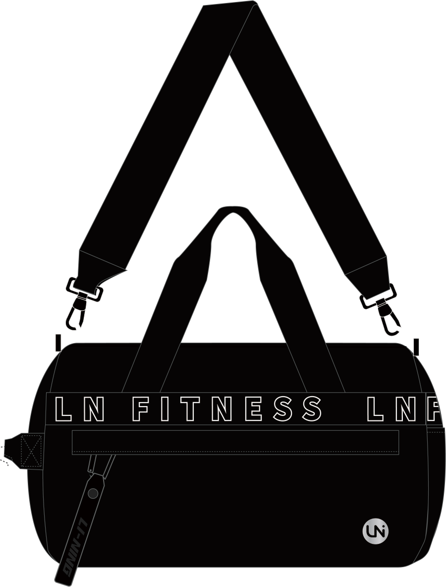 Sporttasche Duffle Bag "LN Fitness" schwarz - ABLS169-1