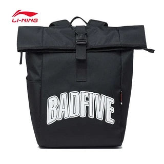 Unisex basketball sports backpack Badfive "Flap" - black - ABST239-1