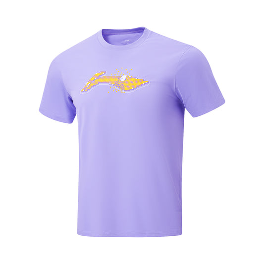 Sport ''Logo Pixel'' T-Shirt lila - AHSW069-3