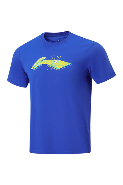 Sport ''Logo Pixel'' T-Shirt blau - AHSW069-4