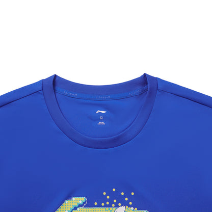Sport ''Logo Pixel'' T-Shirt blau - AHSW069-4