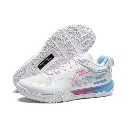 Unisex Badmintonshoe Saga 3 Pro - white - AYAV001-1