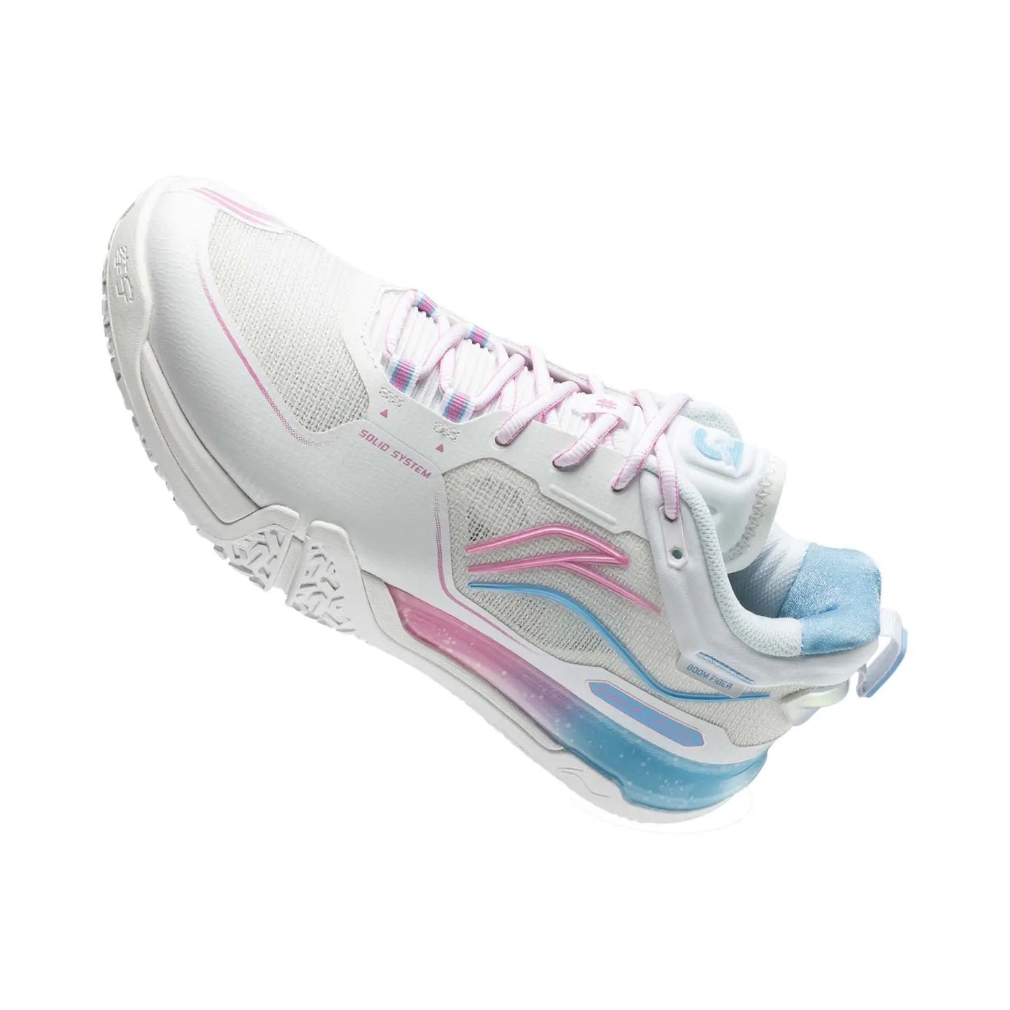 Unisex Badmintonshoe Saga 3 Pro - white - AYAV001-1