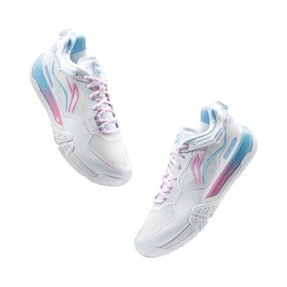 Unisex Badmintonshoe Saga 3 Pro - white - AYAV001-1