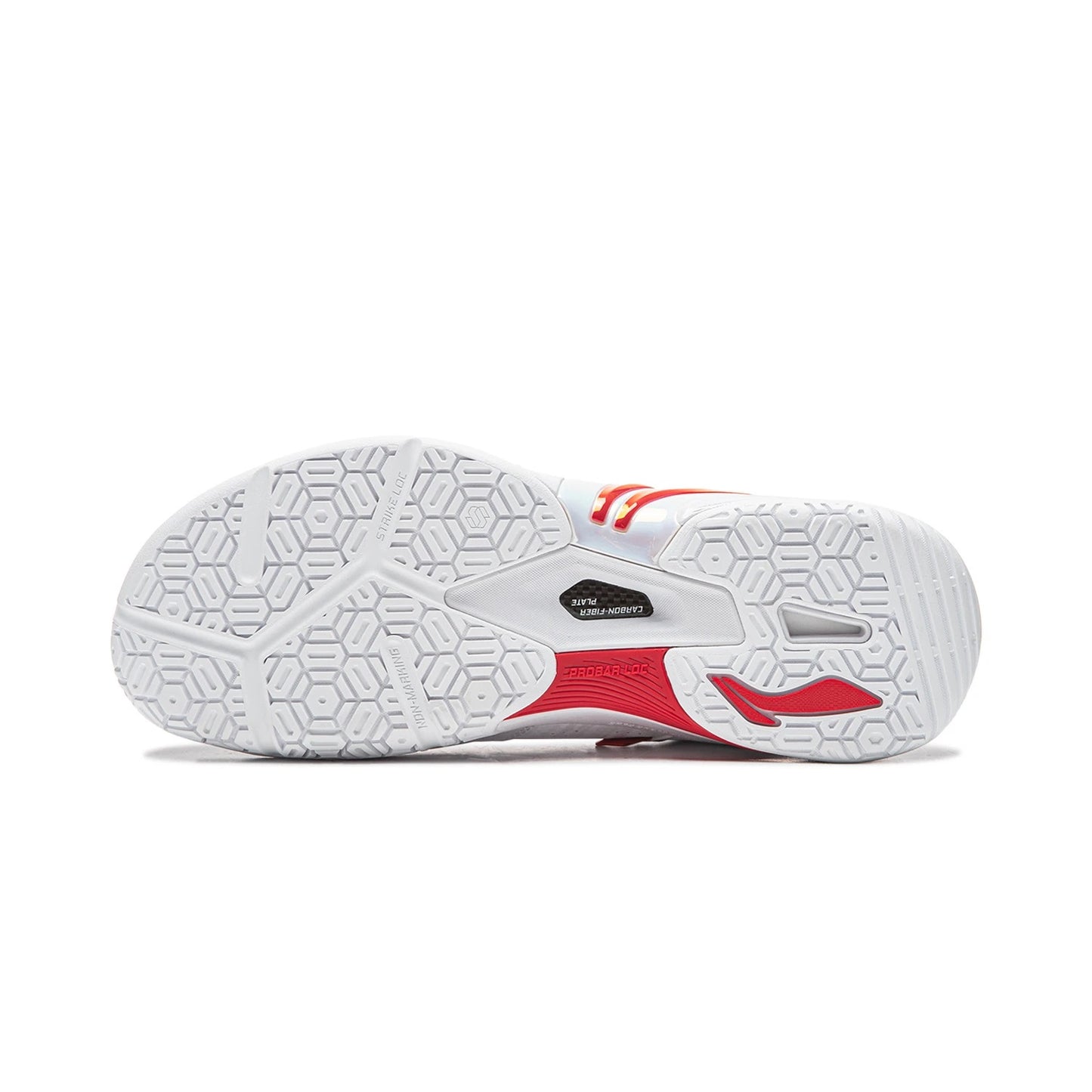 Unisex Badmintonschuh Donner 2 Pro - weiß/rot  - AYAW001-5
