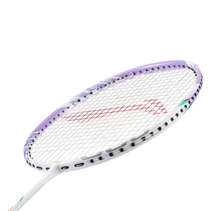 Badmintonschläger BladeX 600 (5U) White - Lilac unbespannt  - AYPV015-5