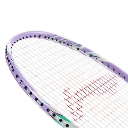 Badmintonschläger BladeX 600 (5U) White - Lilac unbespannt  - AYPV015-5