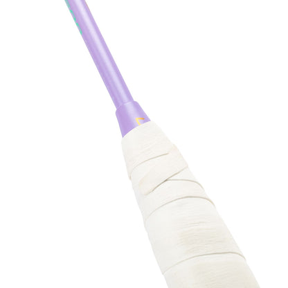 Badmintonschläger BladeX 600 (5U) White - Lilac unbespannt  - AYPV015-5