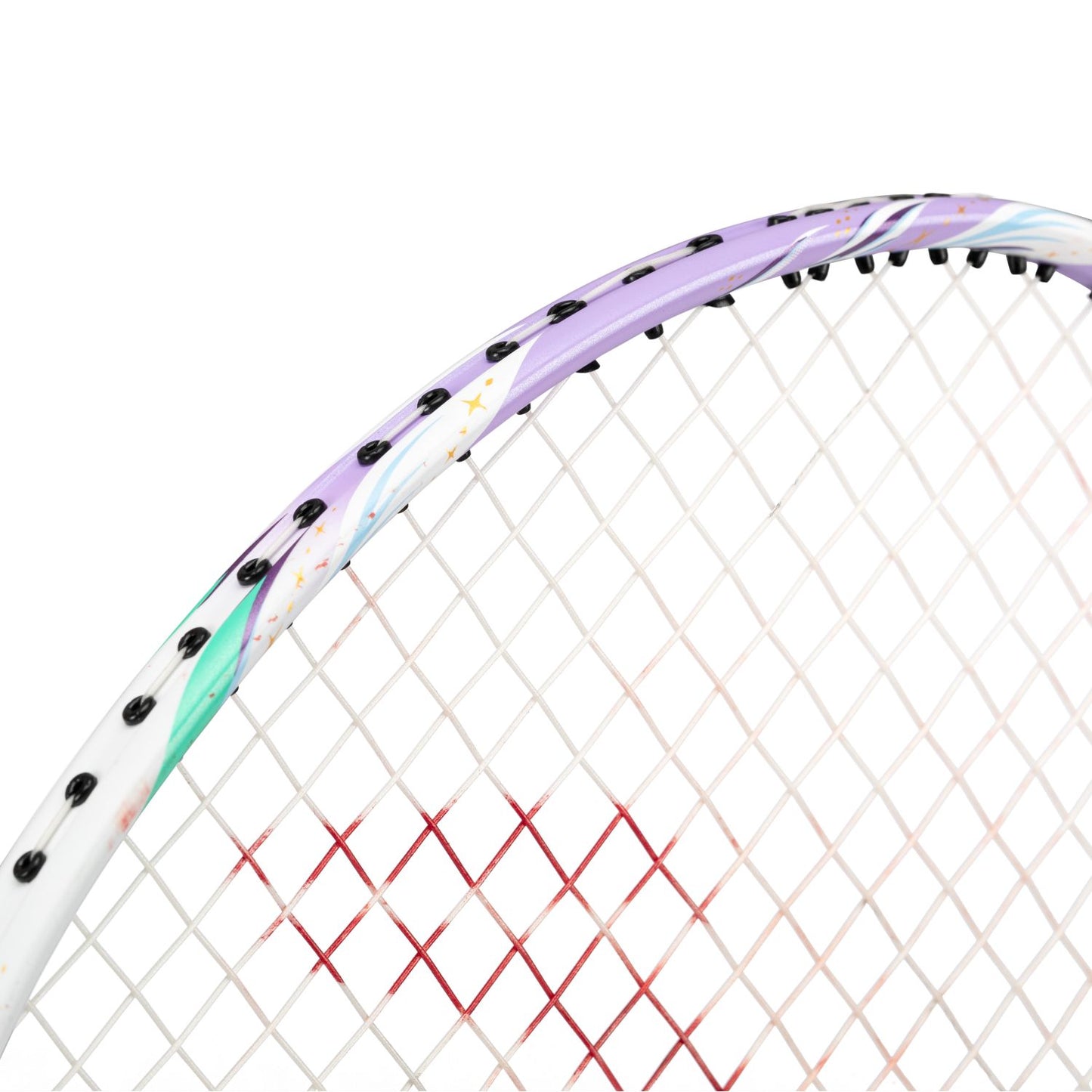 Badmintonschläger BladeX 600 (5U) White - Lilac unbespannt  - AYPV015-5