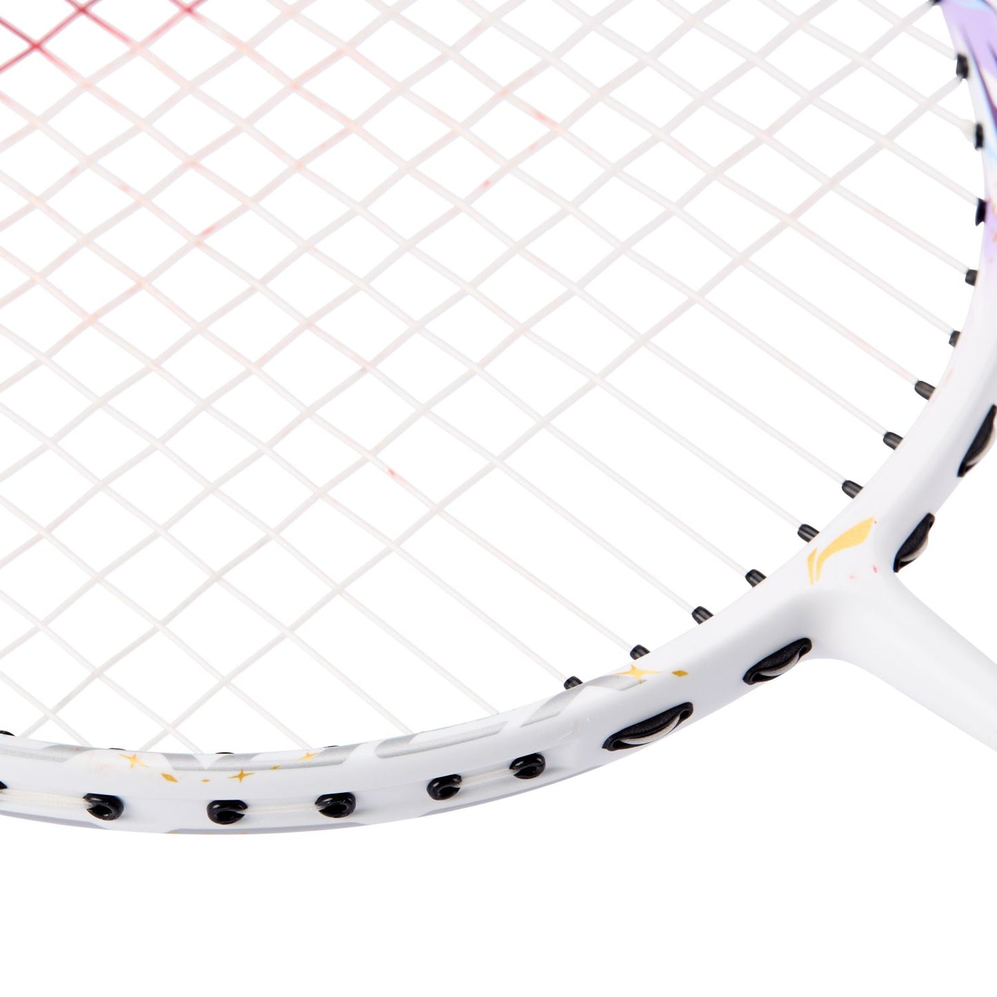 Badmintonschläger BladeX 600 (5U) White - Lilac unbespannt  - AYPV015-5