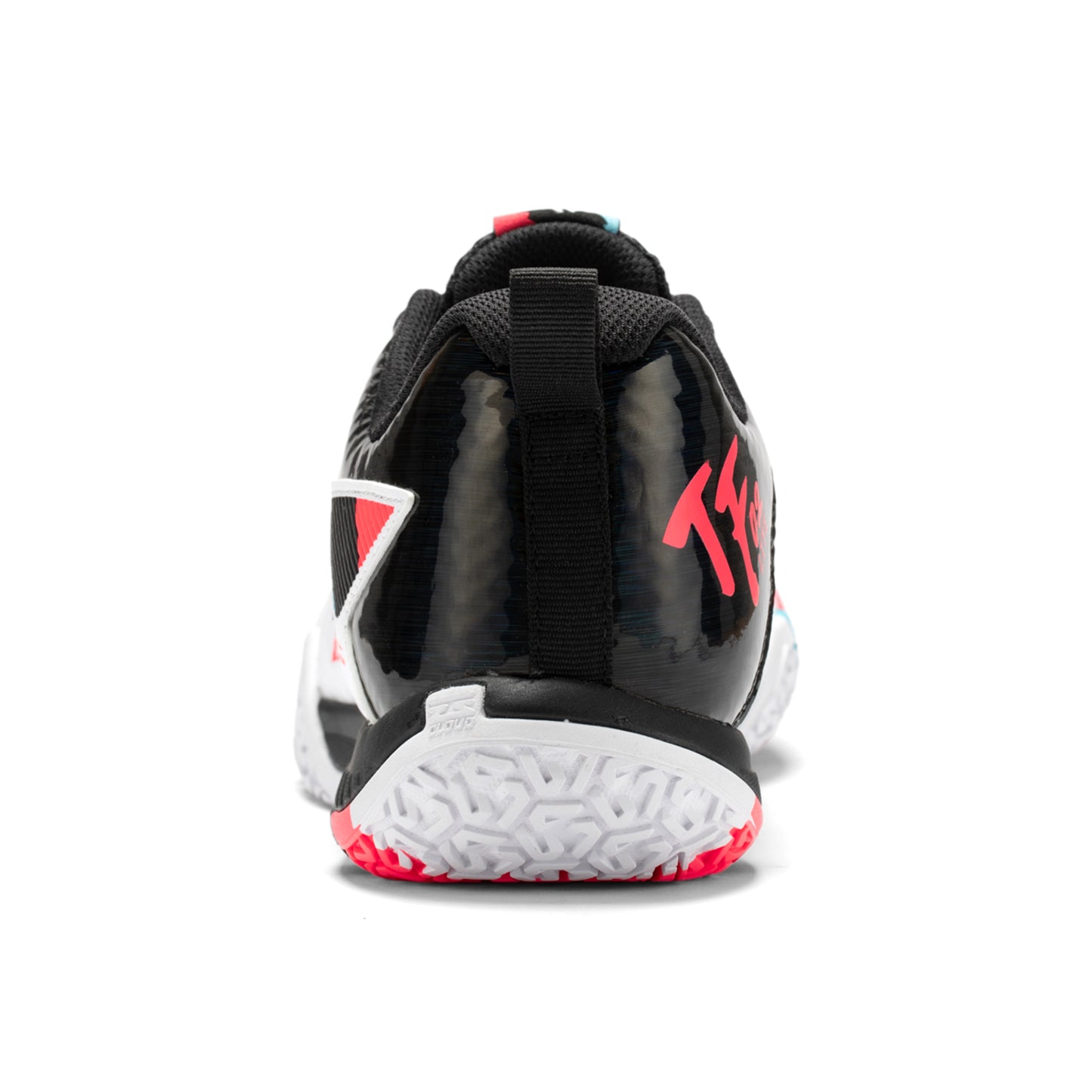 Unisex badminton shoe "Saga II Lite" white-black-red - AYTT003-2