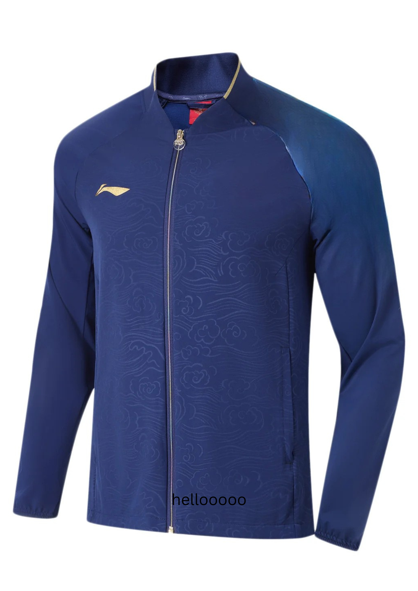 Unisex Trainingsjacke China Team "Dragon" - blau - AYYU015-3