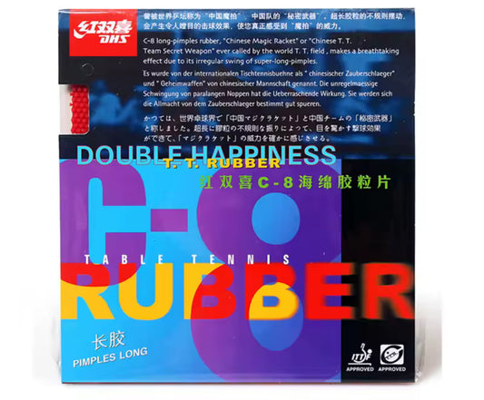 DHS C8-S Lange Noppen Belag Schwarz  - DXDD641-5