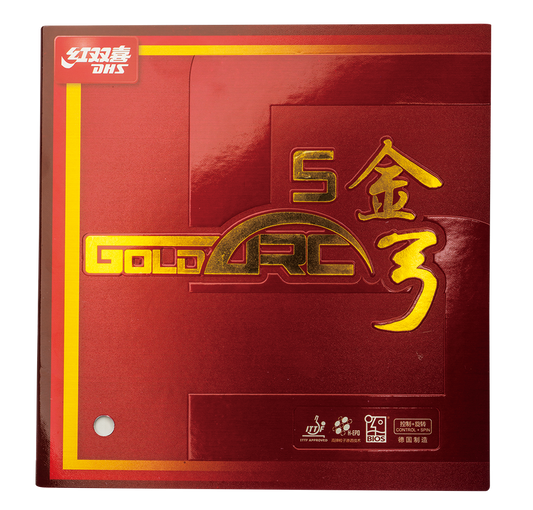 DHS GOLD ARC 5 47,5 (europäische härte) 1,9 rot - DXDM003-5