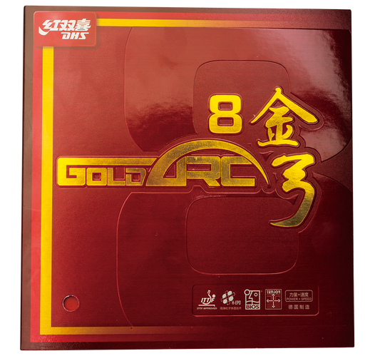 DHS GOLD ARC 8 50 (europäische härte) 1,9 schwarz - DXDM011-5