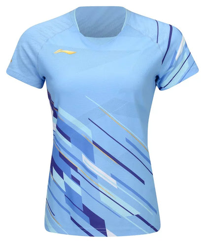 Damen Wettkampfshirt "International Teams Power" - hellblau - AAYU224-3