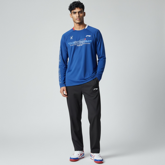 Unisex long-sleeved shirt "BUSAN" - blue - ATLU195-1