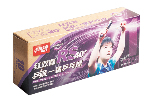 DHS Tischtennisball RS40+ 1-Sterne Weiß (10 Pack) - DXAV005-2