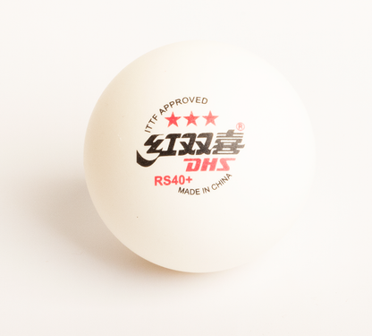 DHS Tischtennisball RS40+ 3-Sterne Weiß (10 Pack) - DXAV003-2