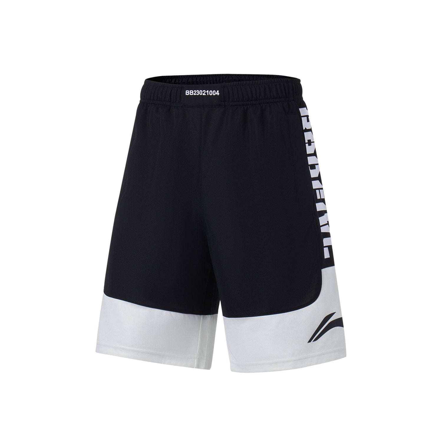 Unisex Basketball-Short "Anti-Warrior" Badfive BIG Schwarz-Weiß - AAPT045-1