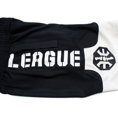 Unisex Basketball-Short "Anti-Warrior" Badfive BIG Schwarz-Weiß - AAPT045-1