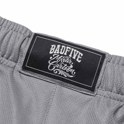 Unisex Basketball-Short "Anti-Warrior" Badfive BIG Grau-Schwarz - AAPT045-9