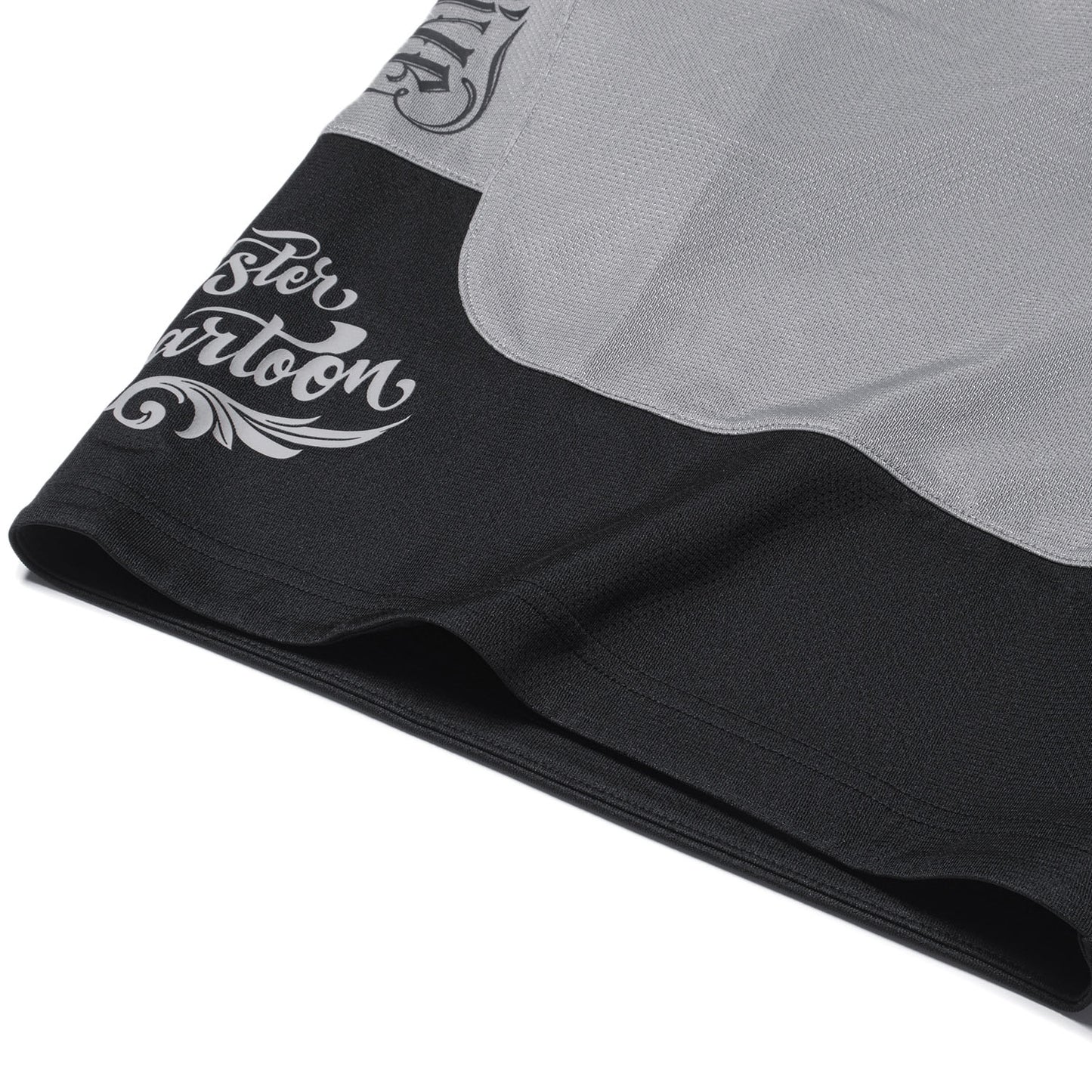 Unisex Basketball-Short "Anti-Warrior" Badfive BIG Grau-Schwarz - AAPT045-9