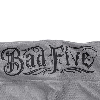 Unisex Basketball-Short "Anti-Warrior" Badfive BIG Grau-Schwarz - AAPT045-9