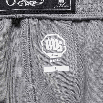 Unisex Basketball-Short "Anti-Warrior" Badfive BIG Grau-Schwarz - AAPT045-9