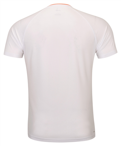 Table Tennis Men Competion Suit (consisting of Shirt and Shorts) White + Black - AATR097-1