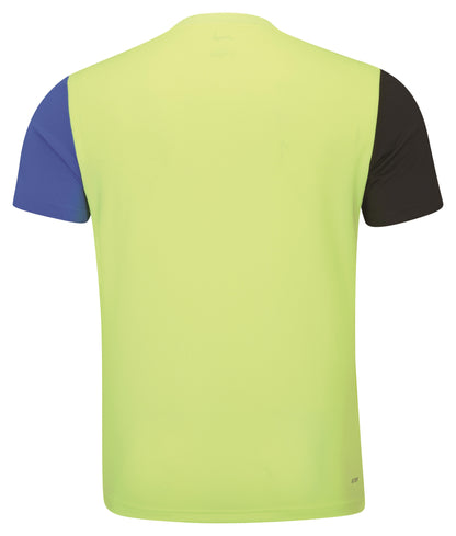 Unisex Team-Line Set SPEED (Set aus Shirt und Shorts) gelb + schwarz - AATS007-3