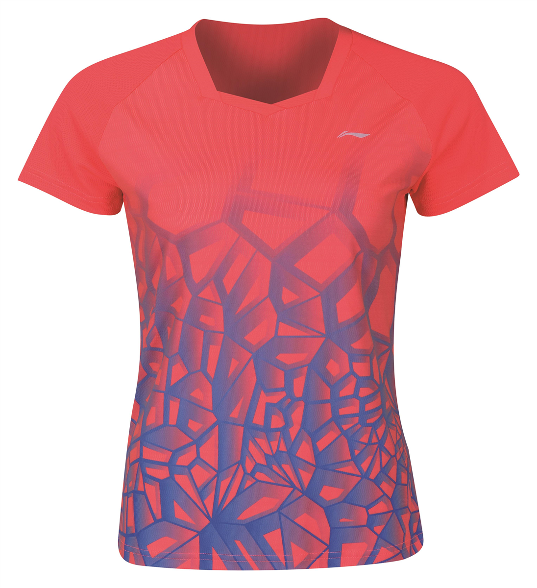 Damen Competition Top Team Wear Koralle - AAYQ066-1