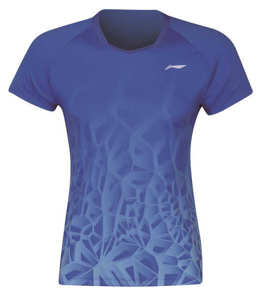 Women's Competition Top Team Wear Crystal Blue- AAYQ066-4