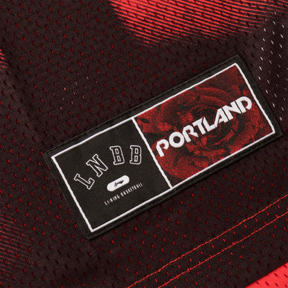 Unisex Basketball-Shirt "Portland 03" rot - AAYQ231-1