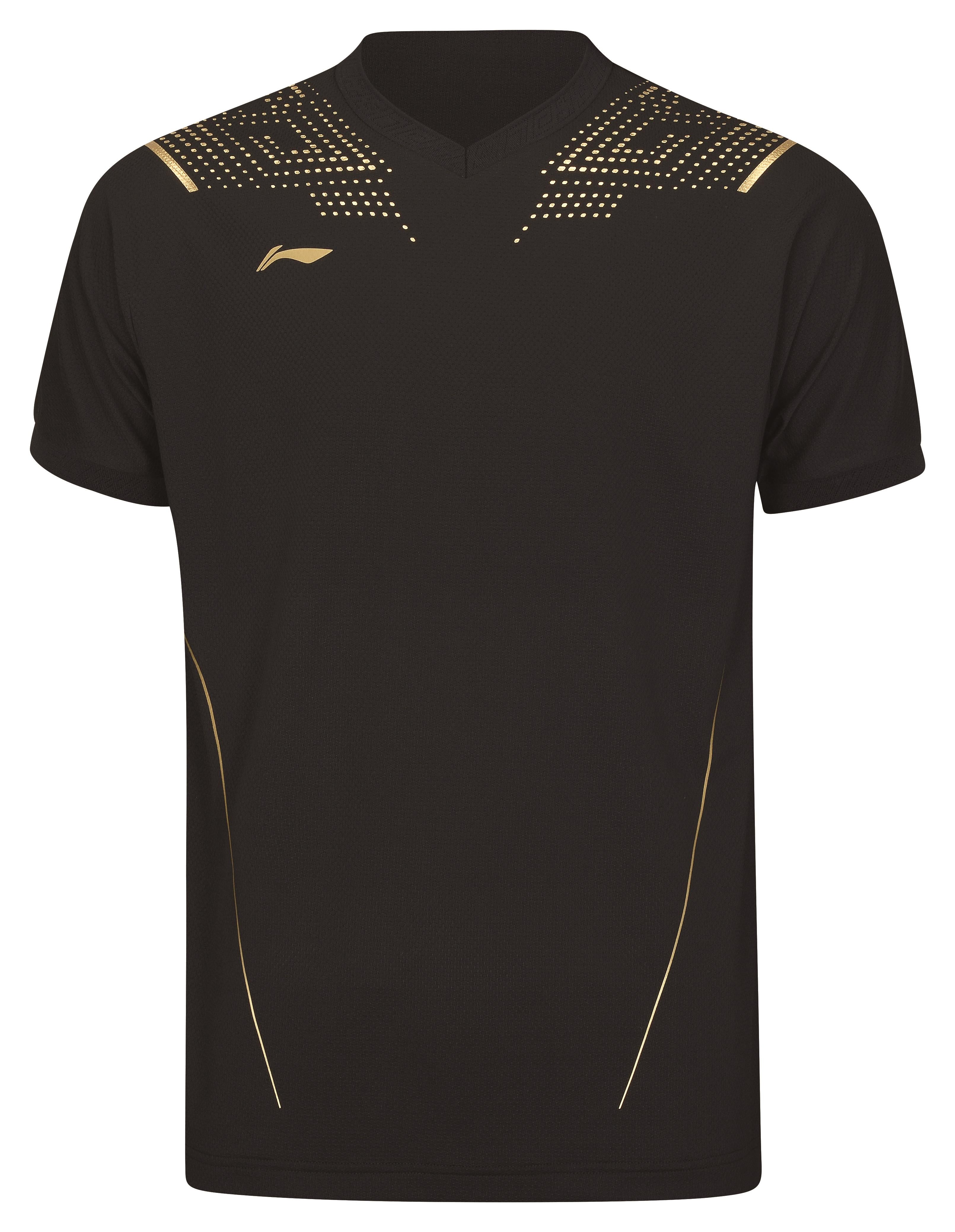 Unisex Team-Line Shirt Schwarz/gold - AAYQ291-2