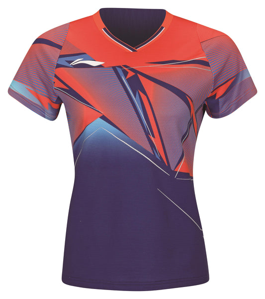 Women's sports shirt "International Players" blue-orange - AAYS130-2
