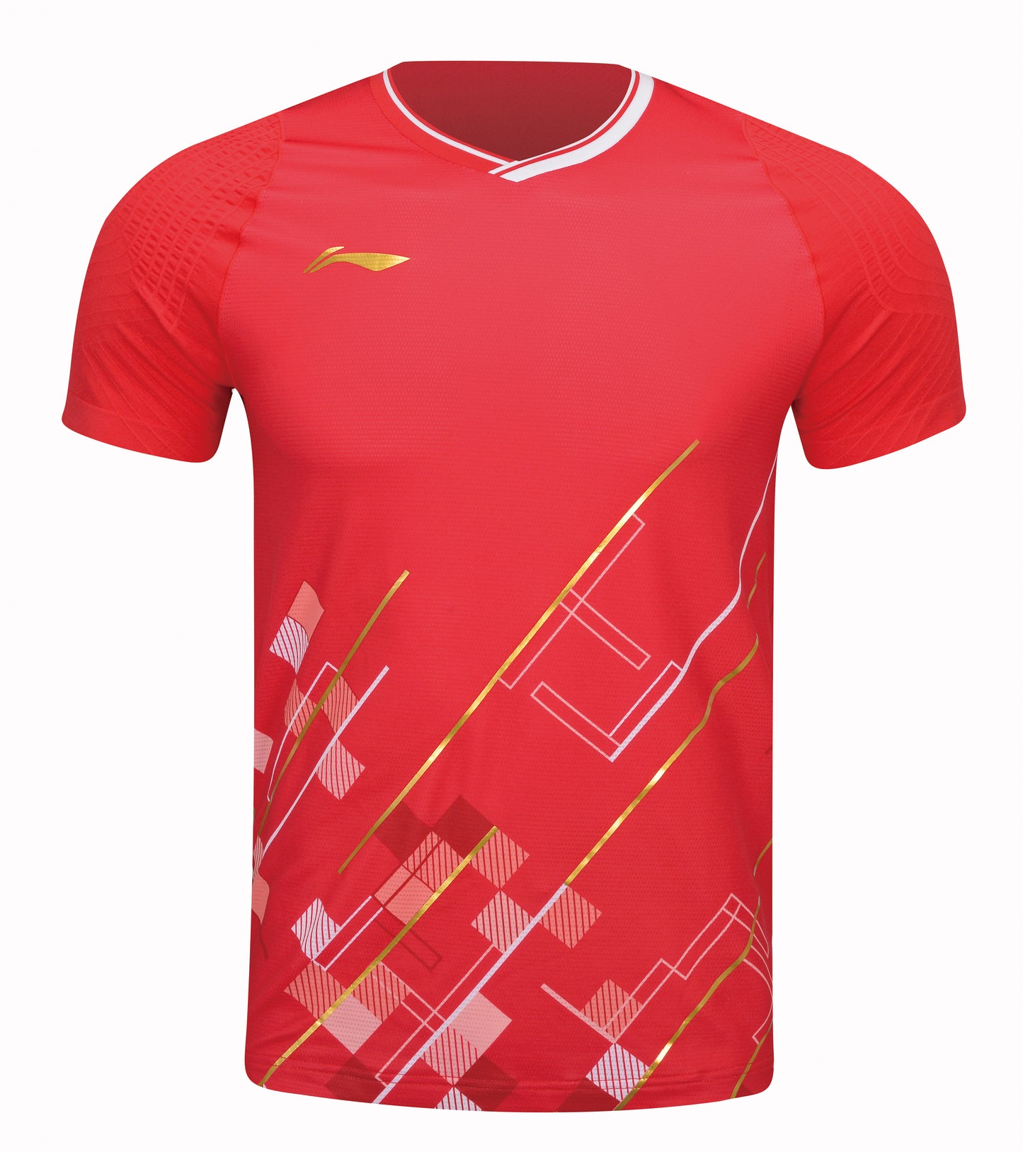 Men's sports shirt "China Youth Team" Ltd. red - AAYT015-2