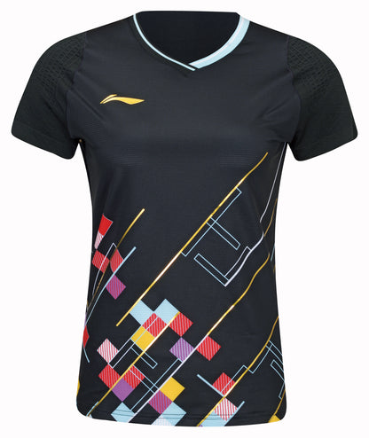 Women's sports shirt "China Youth Team" Ltd. black - AAYT016-3