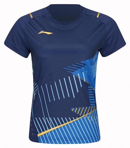 Ladies Sports Shirt "International Team Forms" ltd.Dark-Blue - AAYT018-3