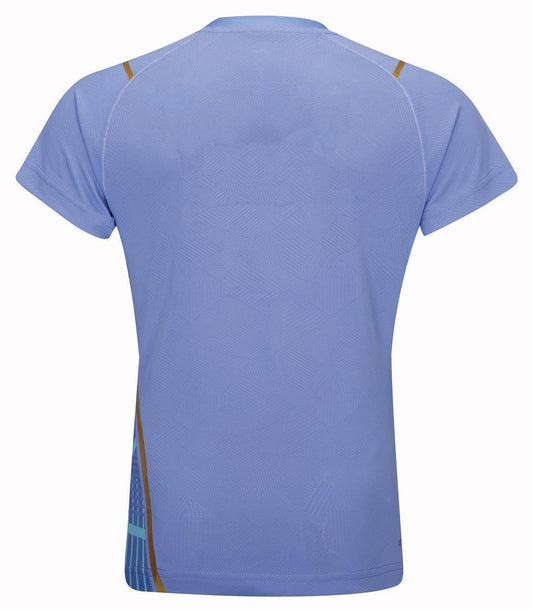 Ladies Sports Shirt "International Players" White-Blue - AAYS130-1