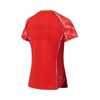 Damen National-Team Wettkampftrikot Cyber - rot - AAYT030-2