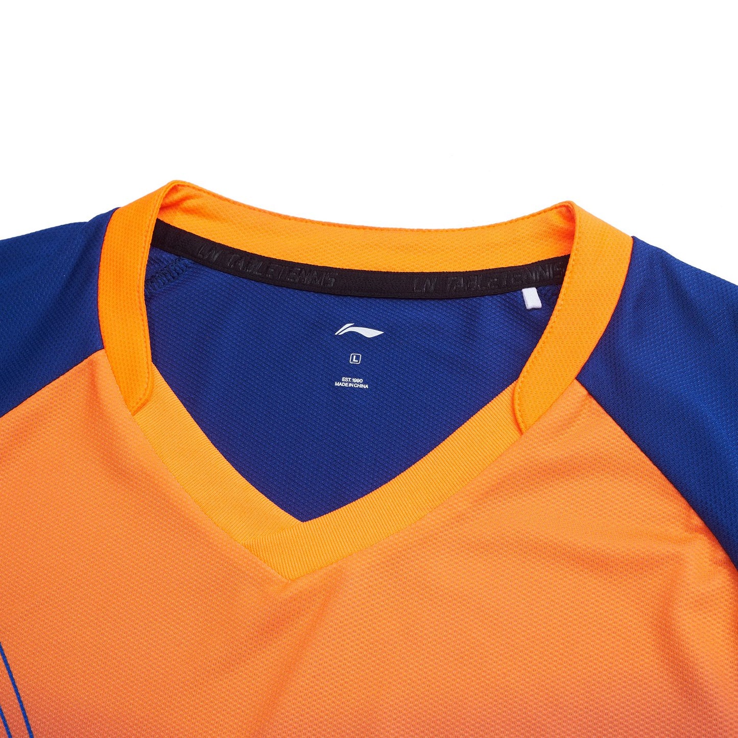 Tischtennis Herren Team Wettkampftrikot Topspin - blau-orange - AAYT031-4
