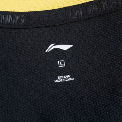 Tischtennis Herren Team Wettkampftrikot Topspin - schwarz-gelb - AAYT031-5