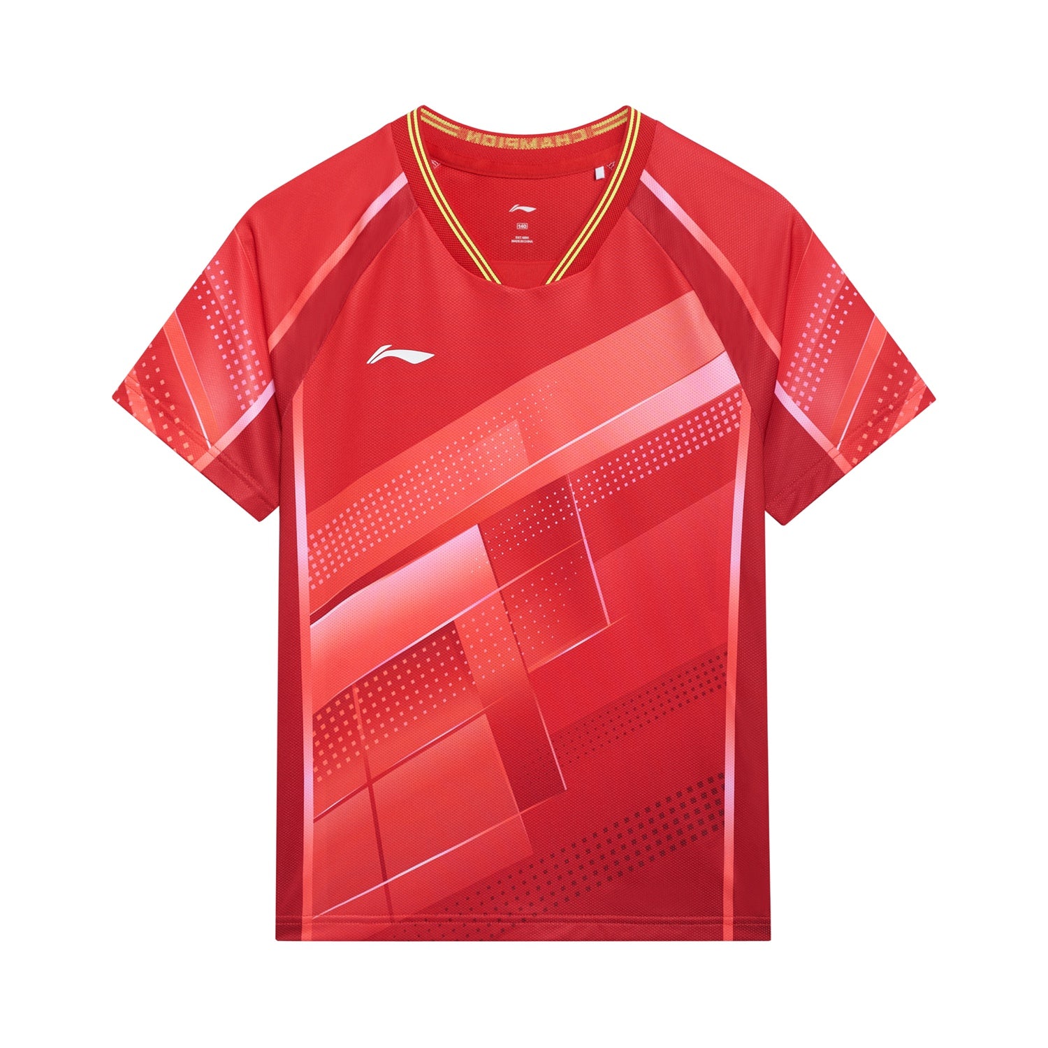 Tischtennis Kinder Nationalteam Wettkampftrikot "Cyber" - rot - AAYT034-5