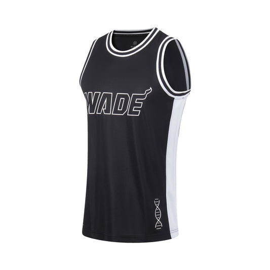 Unisex Basketball-Competition Top "Wade-Style" black-white - AAYT051-14