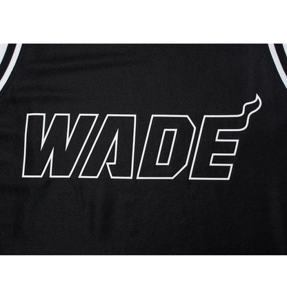 Unisex Basketball-Competition Top "Wade-Style" schwarz-weiß - AAYT051-14