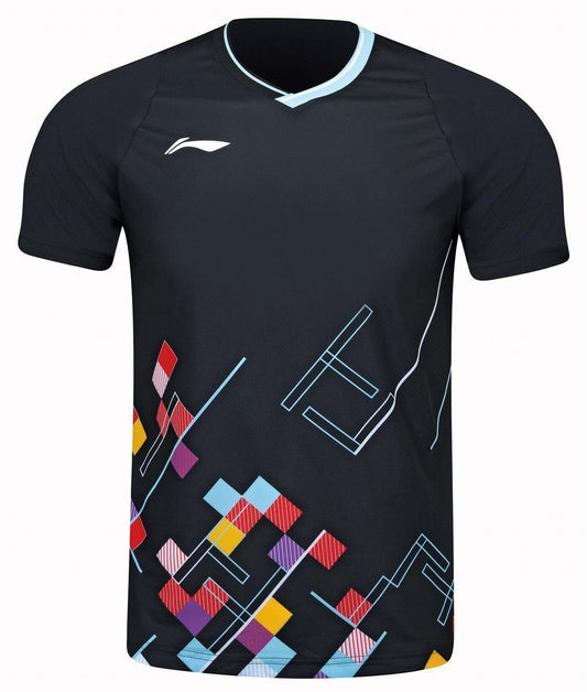 Kinder Sparset Shirt und Short Team Line weiß/blau - AATS100-1