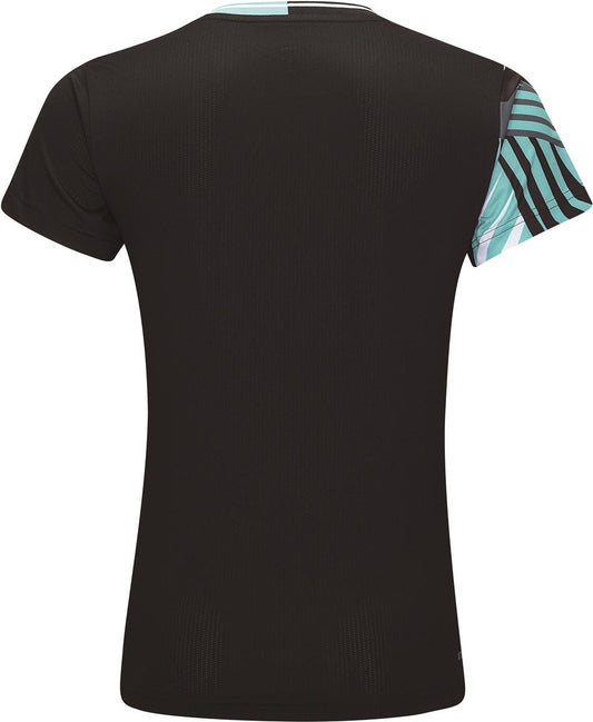Women Team sport shirt "Jungle" black - AAYT058-4