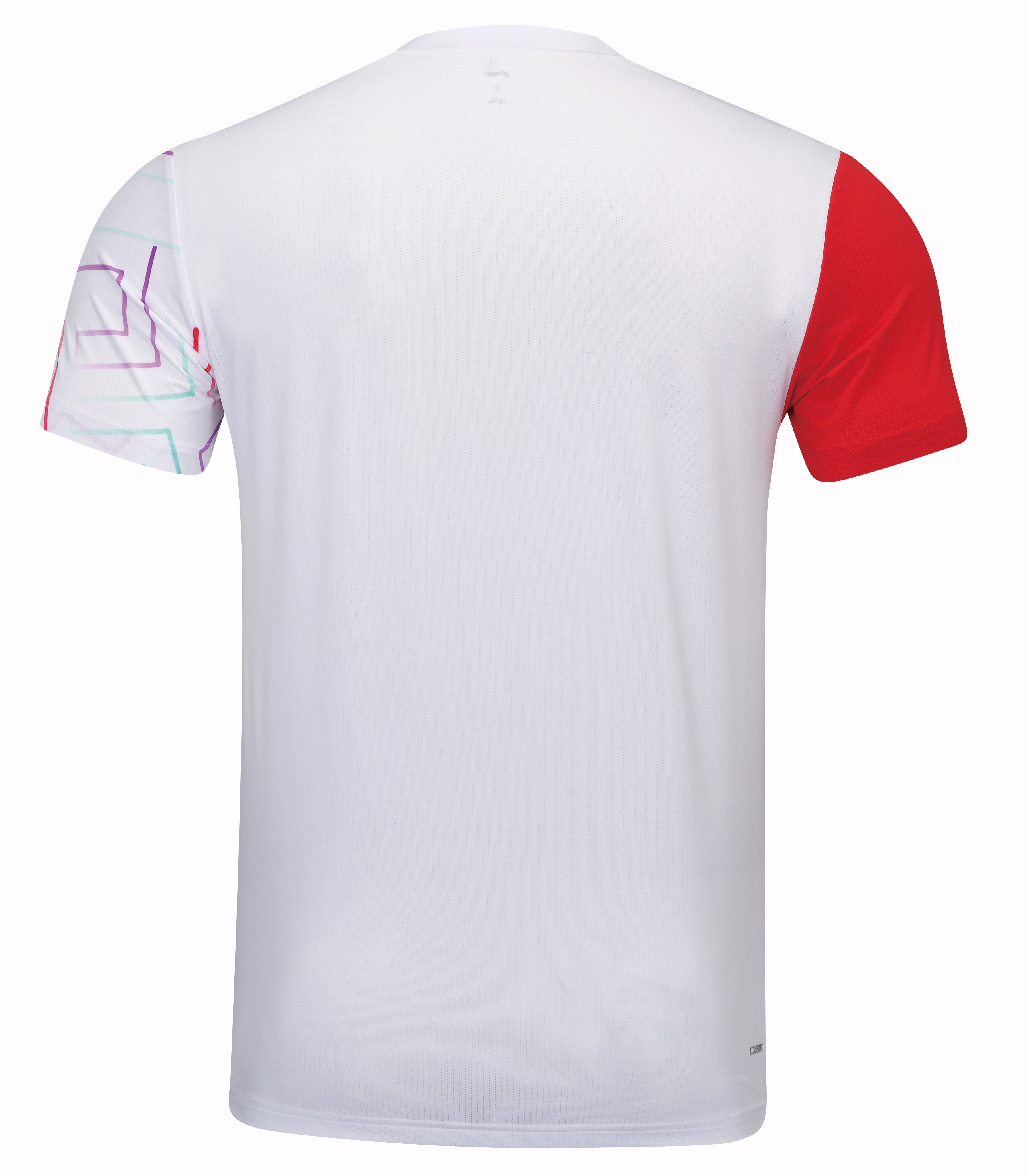 Unisex Sportshirt "Pac" weiß/rot- AAYT067-2